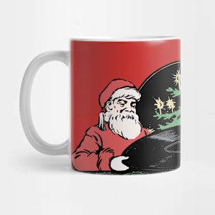 Santa and a Record Mug